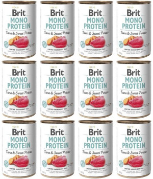 Brit Mono Protein Tuna & Potato 12 x 400 g