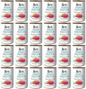 Brit Mono Protein Tuna & Potato 24 x 400 g