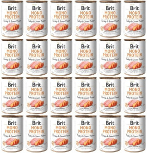 Brit Mono Protein Turkey & Potato 24 x 400 g