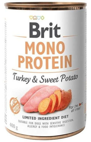 Brit Mono Protein Turkey & Potato 400 g