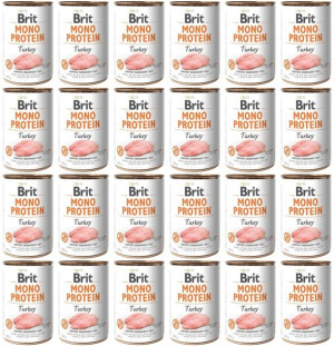 Brit Mono Protein Turkey 24 x 400 g