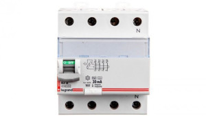 Wyłącznik różnicowoprądowy P 304 4P 63A 0,03A Typ F (HPI) SERII DX3 411696