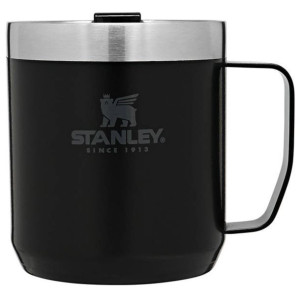 Kubek kempingowy z pokrywką Stanley Classic 350 ml - czarny