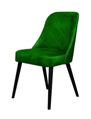 Krzesło Tapicerowane  STORMI Zielone - JADALNIA, SALON, KUCHNIA