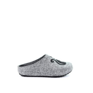 Damskie kapcie szare Panto fino KK267047 - Rozmiar: 39