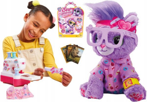 Cobi Little Live Pets /30173/ Sal Sew Surprise Fiolet + Gratis Zeszyt