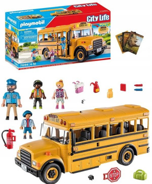 PLAYMOBIL 71094 Autobus szkolny: US School Bus + Gratis Zeszyt