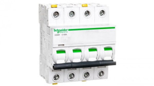 Wyłącznik nadprądowy 4P C 63A 10kA AC iC60H-C63-4 A9F07463