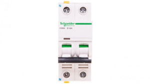 Wyłącznik nadprądowy 1P+N B 16A 6kA AC iC60N-B16-1N A9F03616