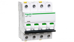 Wyłącznik nadprądowy 4P C 50A 10kA AC iC60H-C50-4 A9F07450