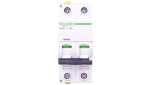 Wyłącznik nadprądowy 1P+N C 16A 10kA AC iC60H-C16-1N A9F07616