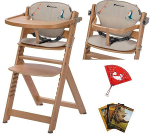 Bebe Confort Timba Drewniane Natural Wood +wkładka Happy Day+zeszyt+wachla