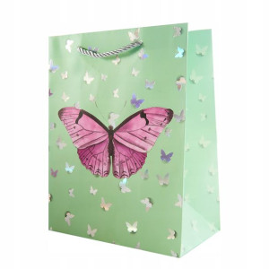Motyl Torebka Na Prezenty 18x23cm Różne Kolory