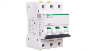 Wyłącznik nadprądowy 3P C 25A 10kA AC iC60H-C25-3 A9F07325