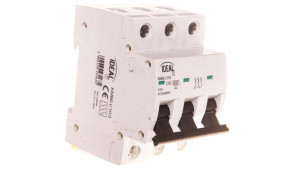 Wyłącznik nadprądowy 3P C 10A 6kA AC KMB6-C10/3 23163