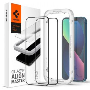 Spigen Alm Glass FC 2-Pack - Szkło hartowane do Apple  iPhone 14 / iPhone 1