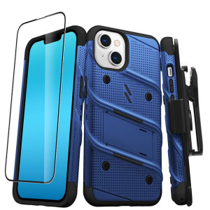 ZIZO BOLT Series - Pancerne etui iPhone 14 ze szkłem 9H na ekran + uchwyt z