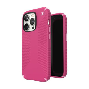 Speck Presidio2 Grip - Etui iPhone 14 Pro z powłoką MICROBAN (Digitalpink /