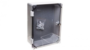 Obudowa 400x300x166mm IP65 z płytą montażową transparentna UNIbox Uni-1/T