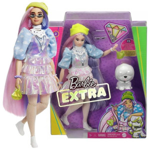 Lalka Barbie Extra Lalka + Piesek + Akcesoria