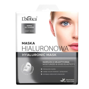 L'BIOTICA_Hialuronowa maska na twarz w płachcie