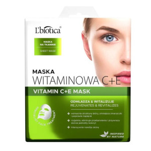 L'BIOTICA_Maska witaminowa na tkaninie C+E