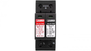 Ogranicznik przepięć B+C Typ T1+T2 12,5kA 1,2kV 240V AC VAL-MS-T1/T2