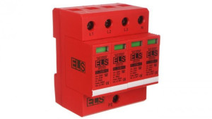 Ogranicznik przepięć B+C Typ 1+2 4P 275V 60kA 1,5kV EL30B+C Typ 1+2 4P