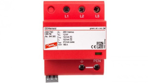 Ogranicznik przepięć B+C Typ 1+2 3P 12,5/37,5kA 1,5kV DEHNshield TNC 255 FM