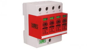 Ogranicznik przepięć B+C Typ 1+2 4P 275V 60kA 1,5kV EL30B+C Typ 1+2 VG 4P