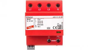 Ogranicznik przepięć B+C Typ 1+2 4P 12,5kA/50kA 1,5kV DEHNshield TNS 255 FM