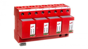 Ogranicznik przepięć B+C Typ 1+2 4P 25/100kA 1,5kV DEHNventil M TNS 255 FM