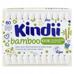 Kindii Patyczki Bamboo Hig.60szt