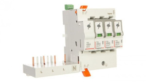 Ogranicznik przepięć C Typ 2 3P+N 40kA 1,7kV blokowy ON 300 412267
