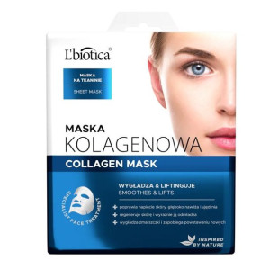 L'BIOTICA_Collagen Mask kolagenowa maska wygładzająco-liftngująca