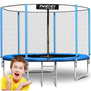 Trampolina ogrodowa dla dzieci 8ft/252cm z drabinką Neo-Sport