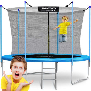 Trampolina ogrodowa dla dzieci 10ft/312cm z drabinką Neo-Sport