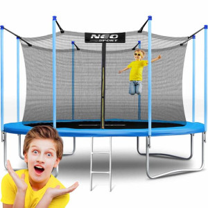 Trampolina ogrodowa dla dzieci 13ft/404cm z drabinką Neo-Sport