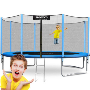 Trampolina ogrodowa dla dzieci 13ft/404cm z drabinką Neo-Sport