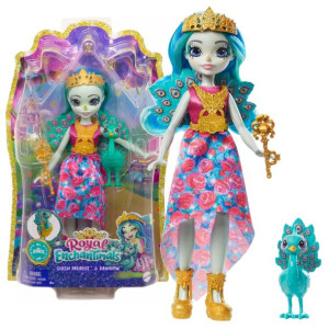 Enchantimals Lalka Królewna Queen Paradise + Paw