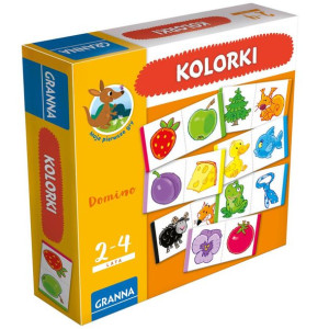 Domino Gra Edukacyjna Kolorki Granna