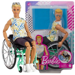 Barbie Lalka Ken Na Wózku Inwalidzkim