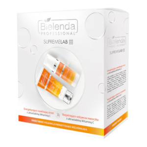 Bielenda Supremelab Zestaw Energy Boost Krem Maska