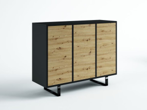 Komoda Industrialna Loft 120 3d Artisan / Połysk