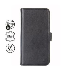 Crong Premium Booklet Wallet-Skórzane etui iPhone 11 Pro Max z kieszeniami