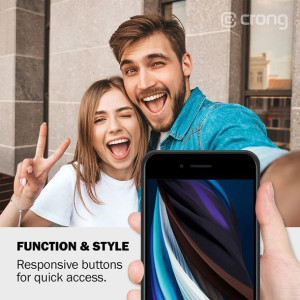 Crong Color Cover - Etui iPhone SE 2020 / 8 / 7 (piaskowy róż)