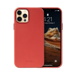 Crong Essential Cover - Etui ze skóry ekologicznej iPhone 12 Pro Max