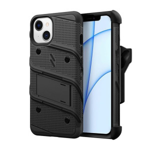 ZIZO BOLT Series - Pancerne etui iPhone 13 ze szkłem 9H na ekran + uchwyt
