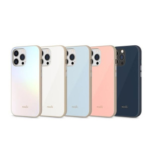 Moshi iGlaze - Etui iPhone 13 Pro (system SnapTo) (Dahlia Pink)