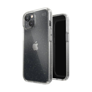 Speck Presidio Perfect-Clear with Glitter-Etui iPhone14 z powłoką MICROBAN